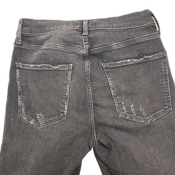 AGOLDE - Sophie High-Rise Distressed Skinny Crop Jeans in Temple Wash Size 28 - Picture 12 of 12